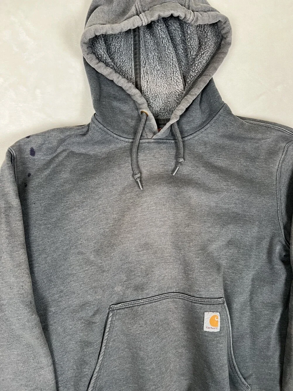 Carhartt shows wear